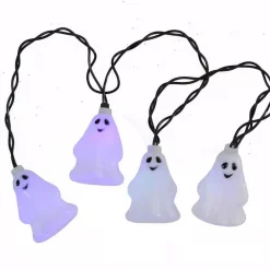 New 😉 Northlight LED Color Changing Ghost 💀 Halloween Lights (Set Of 10) 🔔