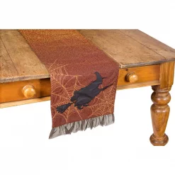 Discount 🌟 Xia Home Fashions 0.2 In. H X 13 In. W X 36 In. D Witching Hour 💀 Halloween Table Runner 💯