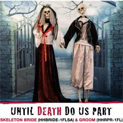 Promo 🧨 Haunted Hill Farm 5.5 Ft. Animatronic Moaning Skeleton Bride 🎃 Halloween Prop 👏 -Halloween-Decorations Sales unnamed file 1044