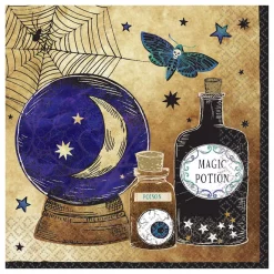 Wholesale ✨ Amscan Spooks And Spells 🎃 Halloween Lunch Napkins (5-Pack) 😍