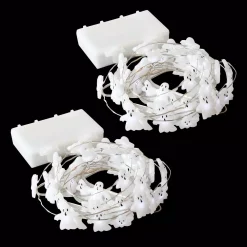 Promo ๐ฅ LUMABASE 8 Ft. 40-Lights Battery Operated LED Mini String Lights With ๐ Halloween Ghost (Set Of 2) ๐