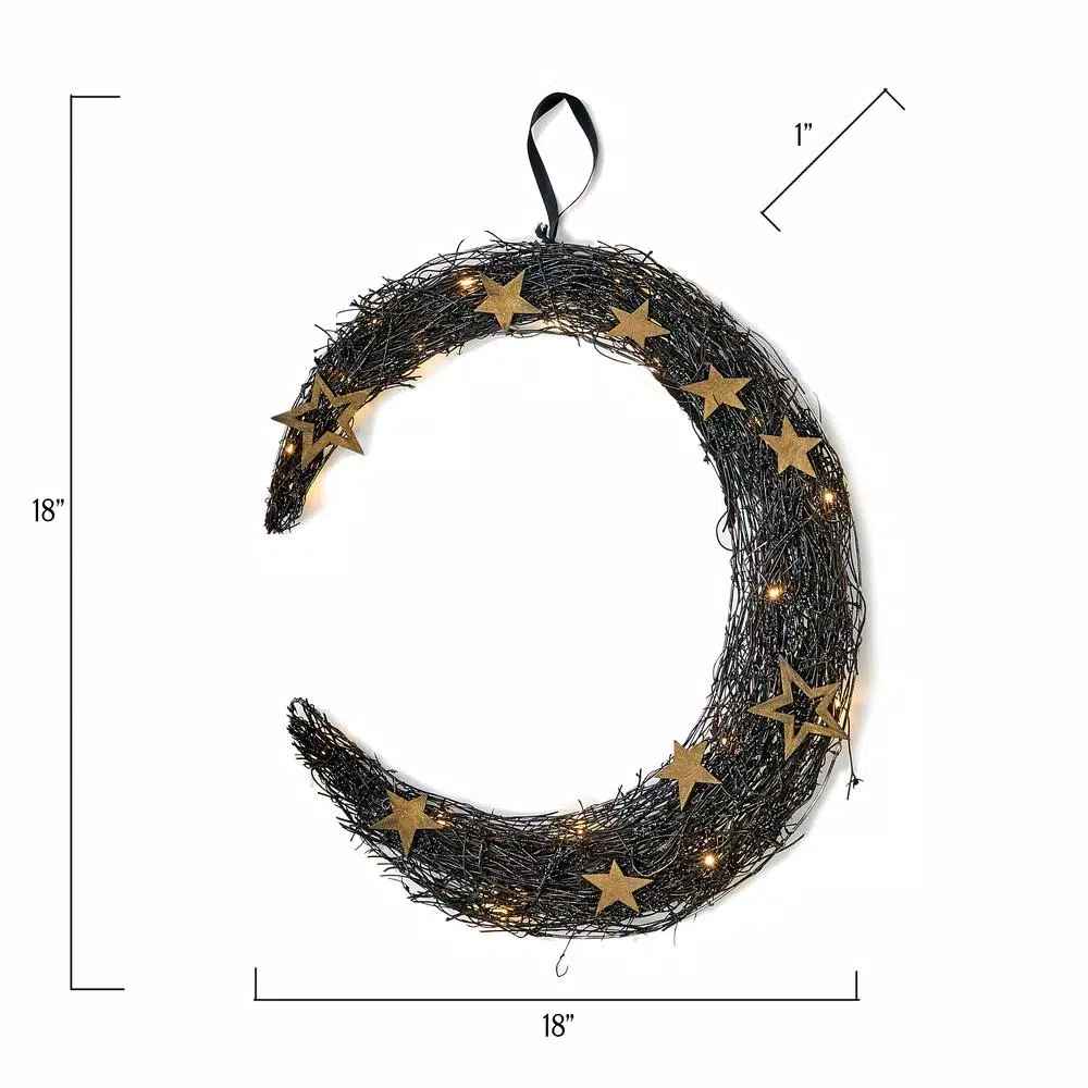 Deals ๐คฉ Worth Imports 18 In. Hanging Crescent Moon With White Lights โ๏ธ 4 Deals ๐คฉ Worth Imports 18 In. Hanging Crescent Moon With White Lights โ๏ธ - Image 2
