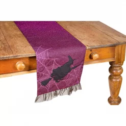 Brand new 👍 Xia Home Fashions 0.2 In. H X 13 In. W X 36 In. D Witching Hour 🎃 Halloween Table Runner 🛒