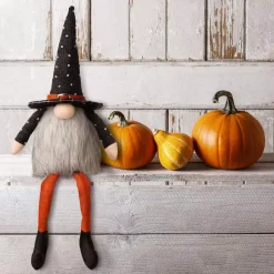 Best Pirce 🥰 Glitzhome 20 In. H 🎃 Halloween Fabric Gnome Sitter Decor 🤩 -Halloween-Decorations Sales unnamed file 1097