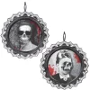 Promo 🌟 Amscan 12 In. Gray 🧛 Halloween Portrait Sign (2-Pack) ⌛