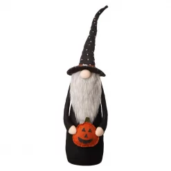 Cheap ✔️ Glitzhome 28 In. H 🦇 Halloween Fabric Gnome Standing Decor 😀
