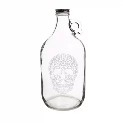 Hot Sale ๐คฉ Cathy's Concepts Cathyโs Concepts 10.44 In. Sugar Skull 64 Oz. ๐ Halloween Craft Beer Growler ๐