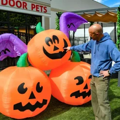 Best Sale 😉 ALEKO 6 Ft. Pre-Lit Winged Jack-O-Lantern Trio 💀 Halloween Inflatable 😍 -Halloween-Decorations Sales unnamed file 1178