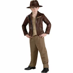 Discount ✨ Rubie's Costumes Rubie’s Costumes Medium Deluxe Indiana Jones Child Costume 😍