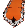 Promo 👏 Xia Home Fashions 0.1 In. X 15 In. X 54 In. Witch Embroidered Cutwork 🧛 Halloween Table Runner 🌟 -Halloween-Decorations Sales unnamed file 1195