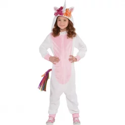 Buy 🎁 Amscan Kid’s Unicorn Zipster 🧛 Halloween Costume, Medium 💯