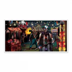 Discount ✔️ Amscan 33.5 In. X 65 In. 🧛 Halloween Creepy Carnival Horizontal Banner (5-Pack) ⭐