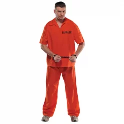 Brand new ⭐ Amscan Mens Prisoner 🧛 Halloween Costume Standard 👍