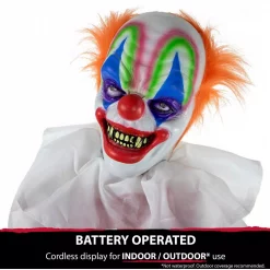 New 🔥 Haunted Hill Farm 5.5 Ft. Animatronic Scary Talking Clown 💀 Halloween Prop 🧨 -Halloween-Decorations Sales unnamed file 127