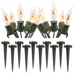 Best Pirce ๐ LUMABASE Electric Pathway Lights Flickering Orange (10-Count) ๐