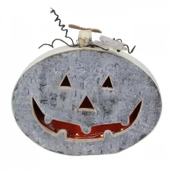 Wholesale 🤩 Northlight 10.5 In. 🦇 Halloween Gray LED Battery Operated Jack-O-Lantern Table Top Decoration 😉