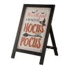 Hot Sale ⌛ Glitzhome 24 In. H 🧛 Halloween Wooden Sanding Easel Sign Decor Or Hanging Decor (2-Function) 🧨 -Halloween-Decorations Sales unnamed file 156