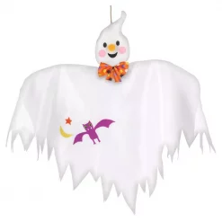 Discount 😉 Amscan 24 In. Medium 🎃 Halloween Hanging Ghost Decoration (4-Pack) ⭐