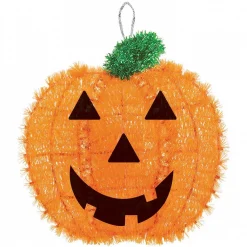 Cheapest 😍 Amscan 13 In. X 12 In. Pumpkin Tinsel Decoration (6-Pack) 🧨