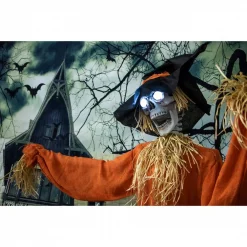 Brand new 💯 Haunted Hill Farm 5 Ft. Animatronic Skeleton Scarecrow 💀 Halloween Prop 😀 -Halloween-Decorations Sales unnamed file 194