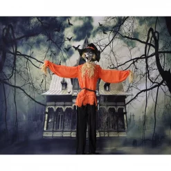 Brand new 💯 Haunted Hill Farm 5 Ft. Animatronic Skeleton Scarecrow 💀 Halloween Prop 😀 -Halloween-Decorations Sales unnamed file 196