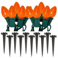 Promo ๐ LUMABASE Orange Pathway Lights (10-Count) ๐คฉ