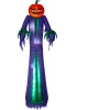 Promo 🎉 Gemmy 12 Ft. H. 🦇 Halloween Airblown Projection Inflatable Fire And Ice Jack O Reaper 🦇 Halloween Inflatable 👍