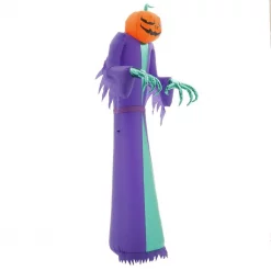 Promo 🎉 Gemmy 12 Ft. H. 🦇 Halloween Airblown Projection Inflatable Fire And Ice Jack O Reaper 🦇 Halloween Inflatable 👍 -Halloween-Decorations Sales unnamed file 214