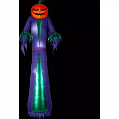 Promo 🎉 Gemmy 12 Ft. H. 🦇 Halloween Airblown Projection Inflatable Fire And Ice Jack O Reaper 🦇 Halloween Inflatable 👍 -Halloween-Decorations Sales unnamed file 215