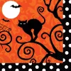 Hot Sale 🎉 Amscan 5 In. X 5 In. X 🎃 Halloween Frightfully Fancy Beverage Napkin (36-Count 3-Pack) 🌟 -Halloween-Decorations Sales unnamed file 224
