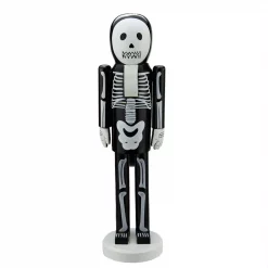 Deals ✨ Northlight 14 In. Black And White Skeleton Wooden 🎃 Halloween Nutcracker 🎁