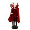Discount 👏 Northlight 14 In. Red Devil Wooden 🧛 Halloween Nutcracker 😀