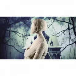 Best deal 💯 Haunted Hill Farm 5 Ft. Standing Wrapped Mummy 🧛 Halloween Prop 😍 -Halloween-Decorations Sales unnamed file 261