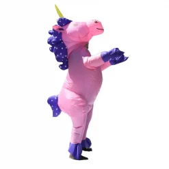 Discount 🔔 ALEKO 1-Size Fits All Unisex Inflatable Unicorn Adult 🧛 Halloween Costume 🎉