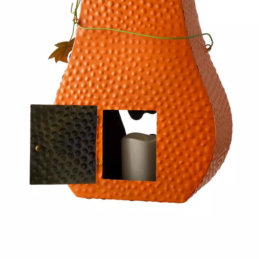 Promo ๐ Glitzhome 23.62 In. H ๐ฆ Halloween Metal Jack-O-Lantern With LED Pillar โญ 7 Promo ๐ Glitzhome 23.62 In. H ๐ฆ Halloween Metal Jack-O-Lantern With LED Pillar โญ - Image 5