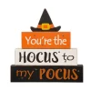 Discount 😀 Glitzhome 11.54 In. H 🧛 Halloween Wooden Lighted Witch/Word Block Table Decor 👍 -Halloween-Decorations Sales unnamed file 295