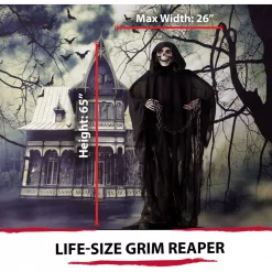 Hot Sale 😉 Haunted Hill Farm 5.5 Ft. Animatronic Grim Reaper 🦇 Halloween Prop 🔥 -Halloween-Decorations Sales unnamed file 311