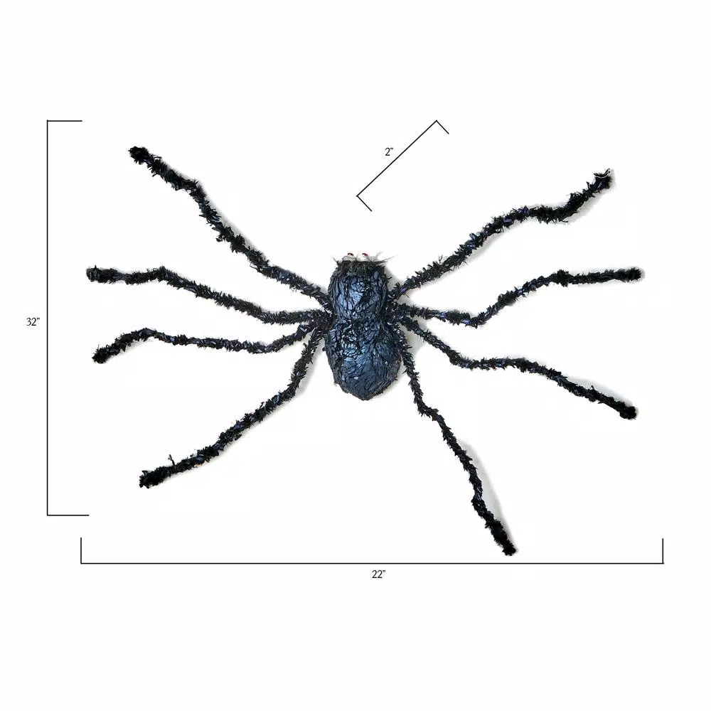 Best Pirce โญ Worth Imports 32 In. Black Spider ๐ Halloween Prop(Set Of 2) โ 4 Best Pirce โญ Worth Imports 32 In. Black Spider ๐ Halloween Prop(Set Of 2) โ - Image 2