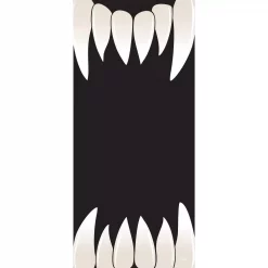 Best reviews of 🧨 My Door Decor 36 In. X 80 In. Scary Teeth 💀 Halloween Front Door Decor Mural 🥰