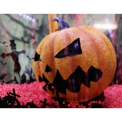 Cheapest ⌛ Haunted Hill Farm 71 In. Orange Jack-O-Lantern 🦇 Halloween Lamp Post With Animation And Spooky Music 😉 -Halloween-Decorations Sales unnamed file 4