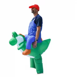 Coupon 🥰 ALEKO 1- Size Fits All Unisex Mario Riding Yoshi Adult 🦇 Halloween Costume 🌟 -Halloween-Decorations Sales unnamed file 404