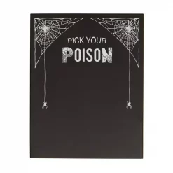 Best Pirce 😉 Cathy's Concepts Cathy’s Concepts 14 In. X 11 In. Pick Your Poison Printed Chalkboard Wall Art ✔️ -Halloween-Decorations Sales unnamed file 407