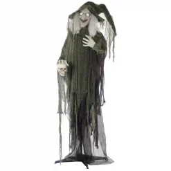 Best deal ๐ Haunted Hill Farm 6 Ft. Animatronic Talking Witch ๐ฆ Halloween Prop ๐