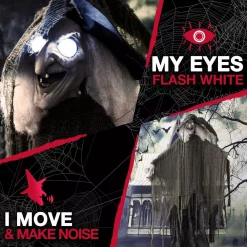 Best deal 😍 Haunted Hill Farm 6 Ft. Animatronic Talking Witch 🦇 Halloween Prop 🎁 -Halloween-Decorations Sales unnamed file 418