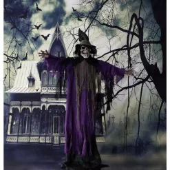 Cheapest 🥰 Haunted Hill Farm 6 Ft. Skeleton Witch 🦇 Halloween Prop 👏 -Halloween-Decorations Sales unnamed file 476