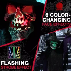 Cheapest 🥰 Haunted Hill Farm 6 Ft. Skeleton Witch 🦇 Halloween Prop 👏 -Halloween-Decorations Sales unnamed file 481