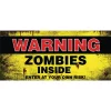 Deals ❤️ My Door Decor 7 Ft. X 16 Ft. Zombies Inside 🎃 Halloween Garage Door Decor Mural For Double Car Garage Car Garage 🤩