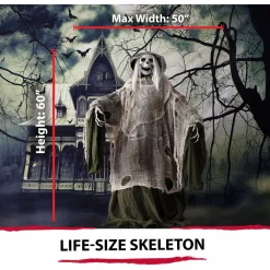 Cheapest 😀 Haunted Hill Farm 5 Ft. Animatronic Moaning Skeleton 🦇 Halloween Prop 🛒 -Halloween-Decorations Sales unnamed file 531