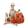 Hot Sale 🎉 Flora Bunda 9 In. X 7 In. 🧛 Halloween Lighted Polyresin Skeleton And Orange Pumpkin With Color Changing LED Lights 😉 -Halloween-Decorations Sales unnamed file 540