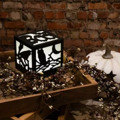 Outlet π LUMABASE 4.75 In. π§ Halloween Wooden Lantern With Multi-Orange Light π 8 Outlet π LUMABASE 4.75 In. π§ Halloween Wooden Lantern With Multi-Orange Light π -Halloween-Decorations Sales unnamed file 552